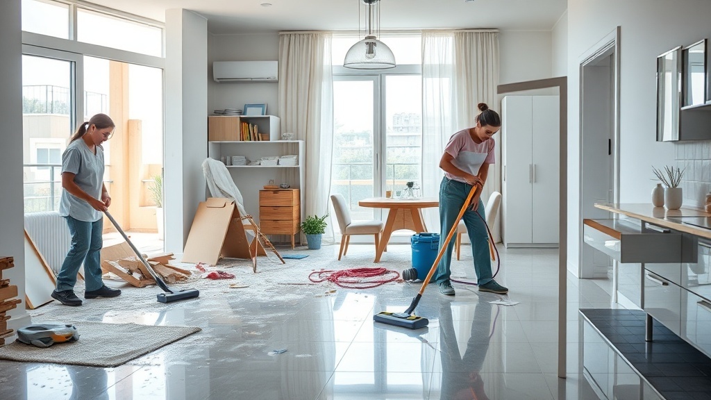 איך מתבצע תהליך הניקיון אחרי שיפוץ